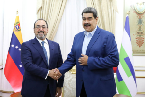 Maduro sostuvo reunión en Miraflores con equipo directivo de la CAF