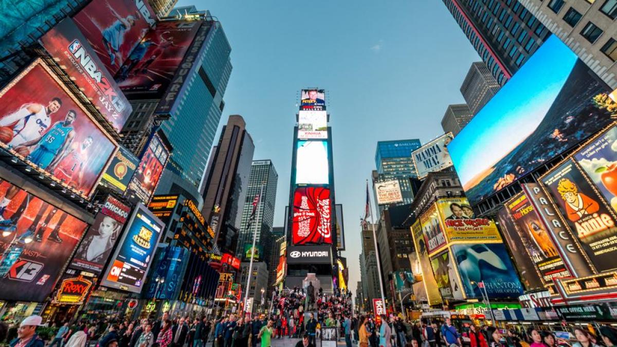 Times Square tendrá desde este #31Ago letreros que dicen qué zona es libre de armas