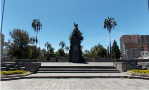 Monumento de Simón Bolívar fue restaurado en icónico parque de Ecuador