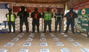 Incautaron 50 panelas de cocaína en Falcón sin capturar a los traficantes