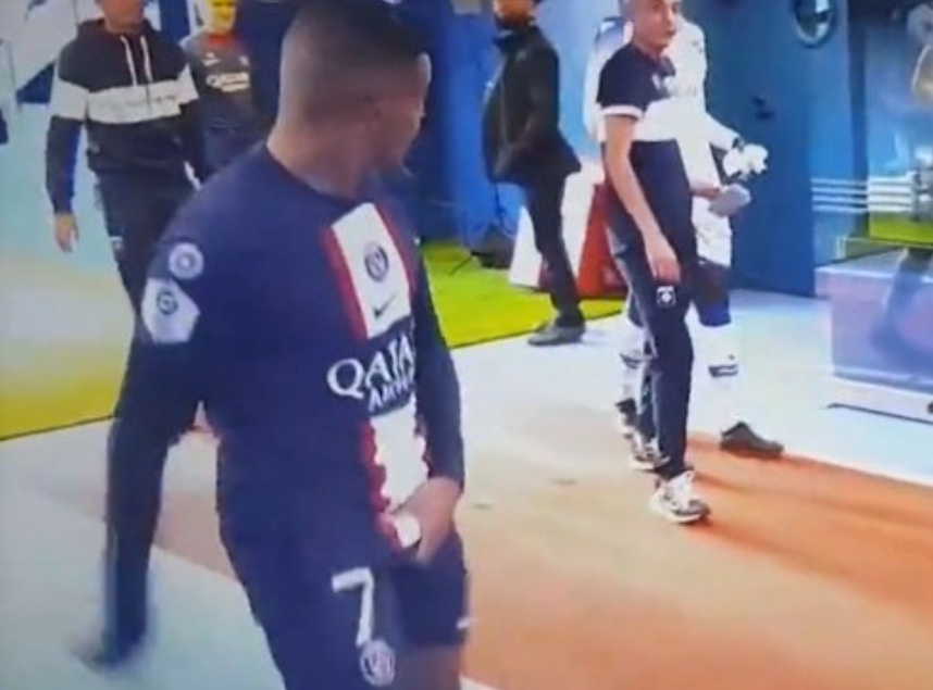 VIDEO del gesto obsceno de Mbappé a un rival luego de la victoria del PSG