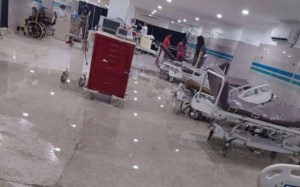 Se inundó la emergencia del principal hospital de Paraguaná por las fuertes lluvias