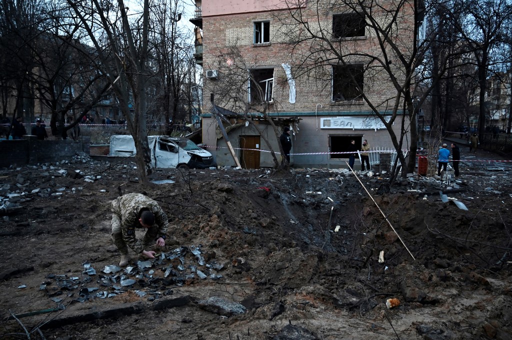 Explosión en Kiev justo después de la medianoche de Año Nuevo