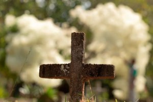 Visitó a sus padres en cementerio de Nueva York y una lápida le cayó encima