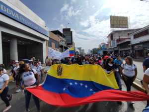 Ni el hambre ni el miedo detuvieron la lucha de los maestros en las calles de Venezuela