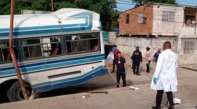 Al chofer del autobús en el Zulia lo acribillaron porque el dueño de la unidad no pagó “vacuna”