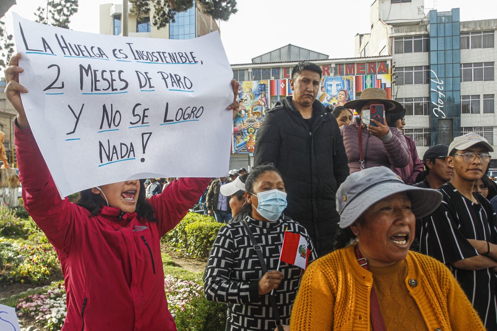 Descontento social y denuncias por represión: Perú fracturado por las protestas