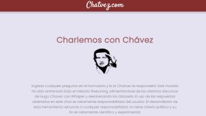 ¿Chávez vive? No, pero hay una inteligencia artificial que tiene su espíritu “revolucionario”