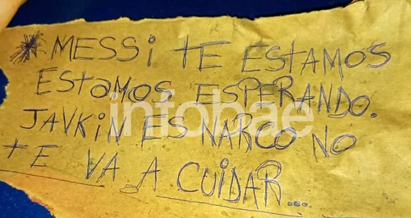 “Messi te estamos esperando”: balearon un supermercado de la familia Roccuzzo y dejaron un mensaje mafioso (FOTO)