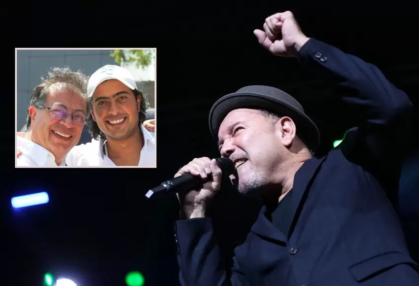 Rubén Blades le dedicó una canción a Gustavo Petro, tras la detención del hijo del presidente