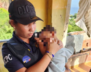Detectives del Cicpc rescataron a una bebé de 10 meses raptada en Porlamar