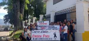 “No es limosna, exigimos pago”: El reclamo de los docentes jubilados a Freddy Bernal