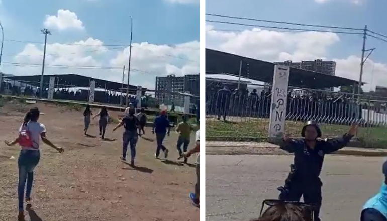 Motín en Barquisimeto: traslado de presos en “Pata e’ Palo” provoca revuelta entre los familiares (Video)