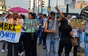 Trabajadores públicos en Aragua seguirán en la calle hasta lograr un sueldo justo