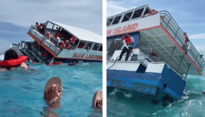 Estadounidense de 75 años murió tras hundirse la embarcación en la que viajaba en Bahamas (Video)