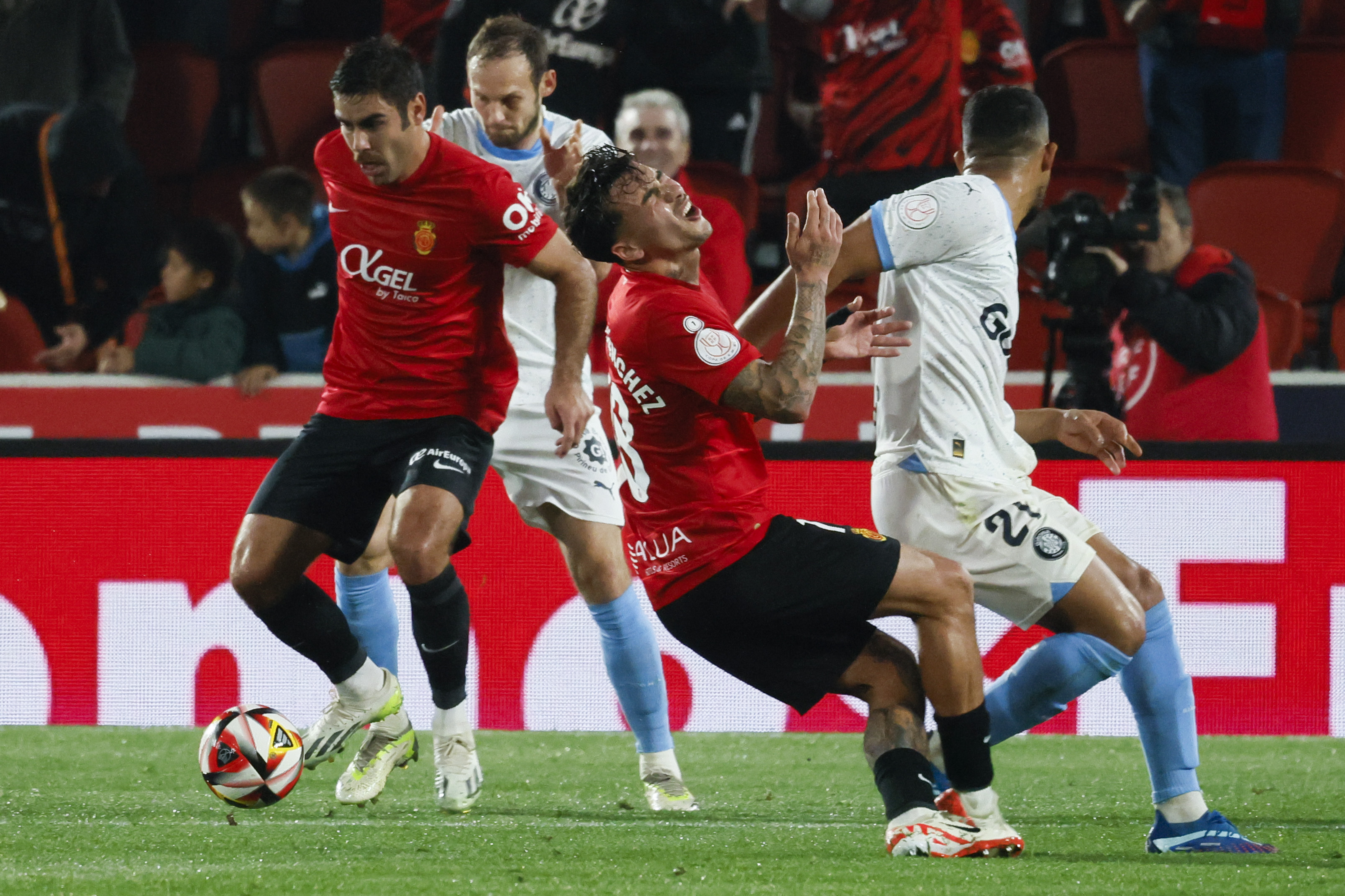 Mallorca acabó con el sueño del Girona de Yangel Herrera en la Copa del Rey