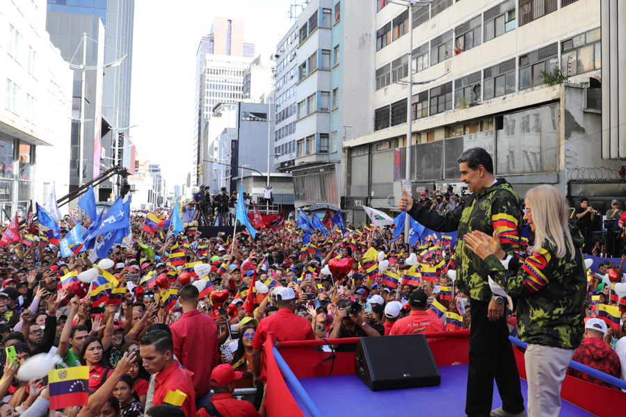 Maduro amenazó a los cuatro vientos con lo que pasaría si sus rivales le hicieran daño