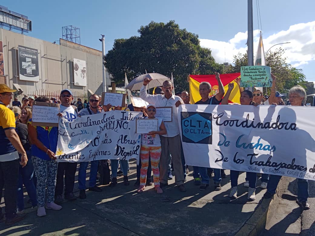Desde las calles de Maracay, la sociedad civil alzó su voz este #23Ene por la liberación de los presos políticos