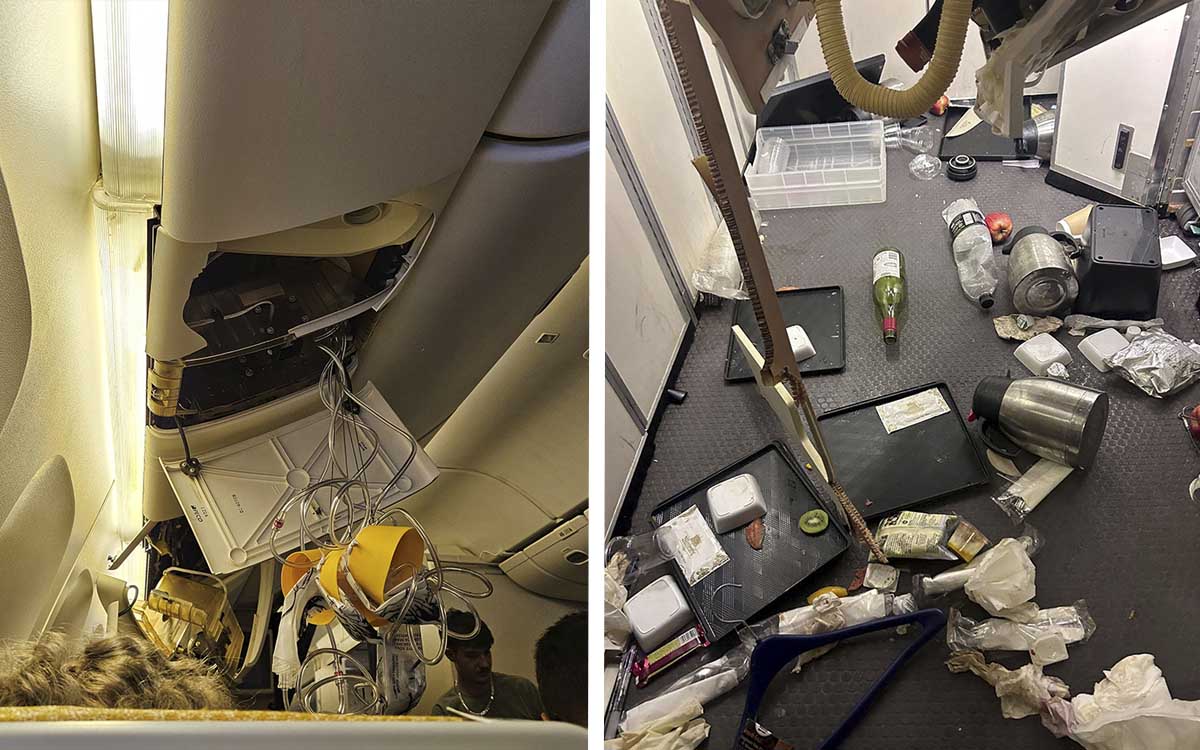 “El avión tembló y un segundo después, cayó”: el relato de un pasajero del vuelo de Singapore Airlines
