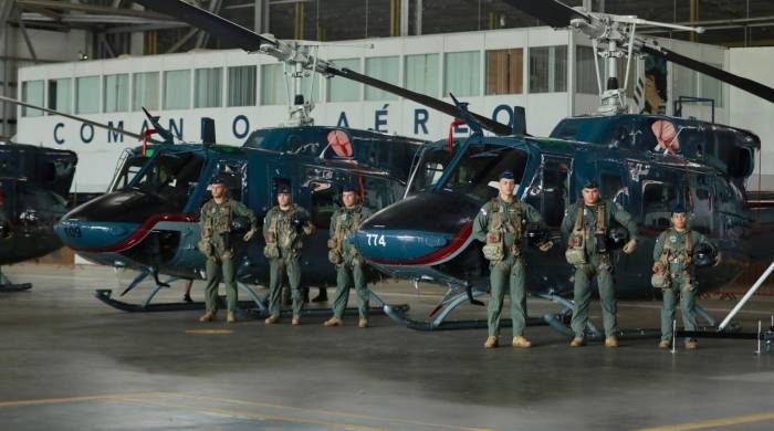 Panamá recibe ocho helicópteros donados por EEUU para reforzar la frontera y lucha antidroga
