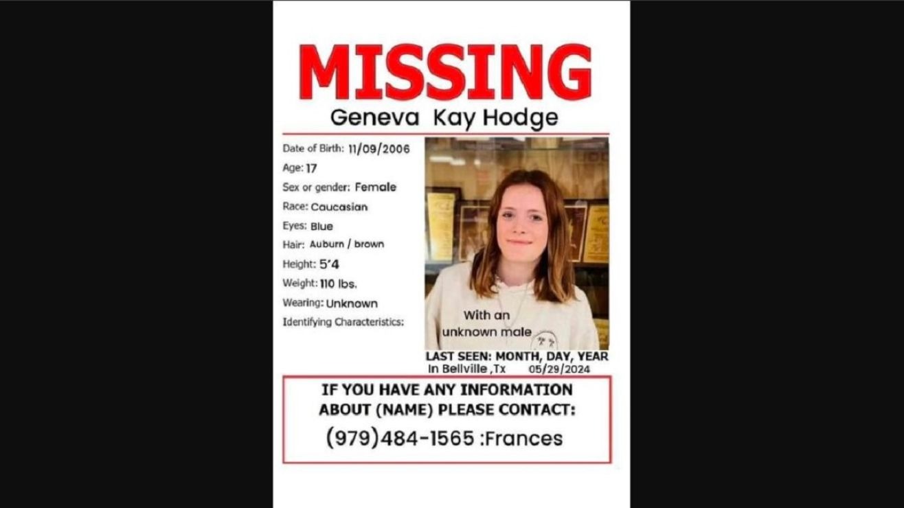 Hallan sin vida a adolescente que desapareció en Texas tras dejar perturbadora nota de “despedida”