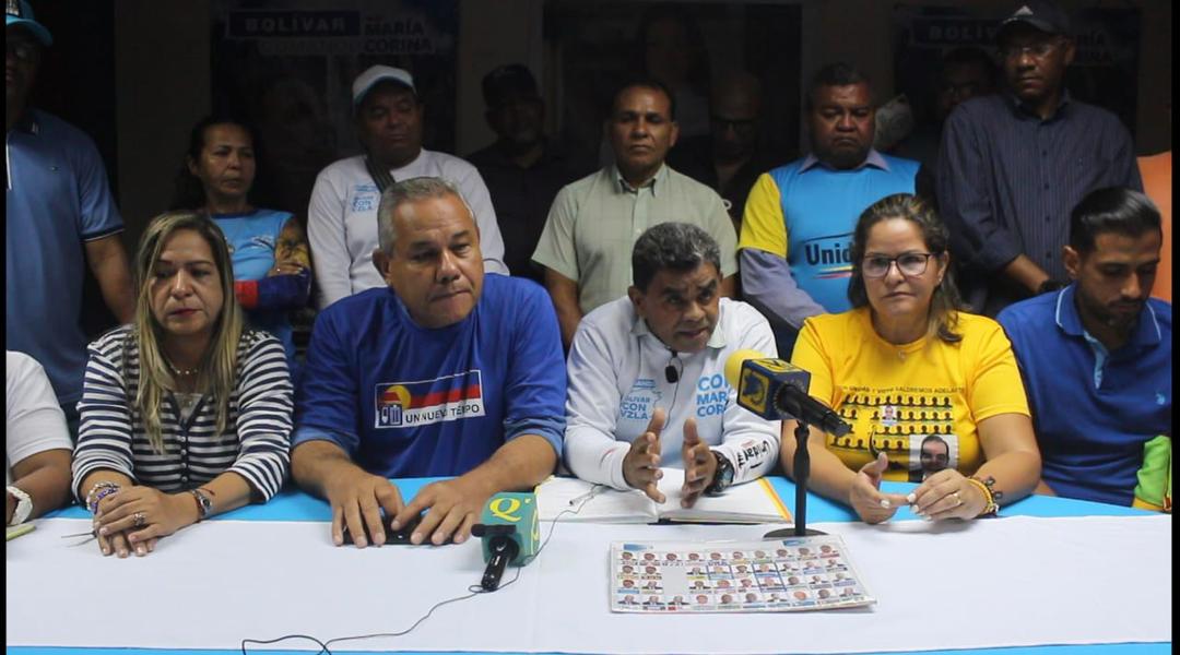 Partidos opositores afinan logística para las concentraciones de María Corina Machado en Bolívar