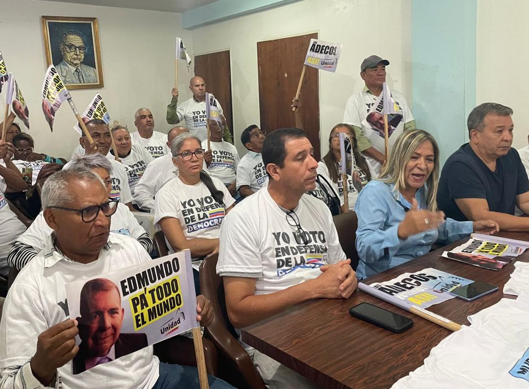 AD en resistencia recorre las parroquias de Caroní en apoyo al candidato Edmundo González