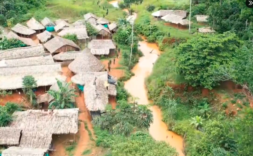 Militares venezolanos destruyen campamento de minería ilegal en la Amazonía