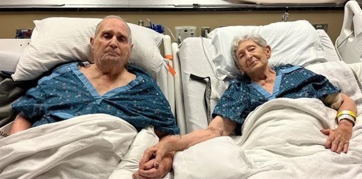 Conmovedor: Pasaron sus últimos momentos tomados de la mano después de 69 años de matrimonio